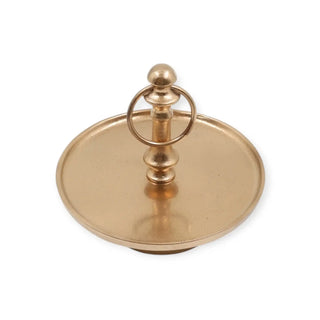 Etagère Prestige Gold – 19 cm – 1 Laags van Lolaa, schuin bekeken met vorm en afwerking zichtbaar