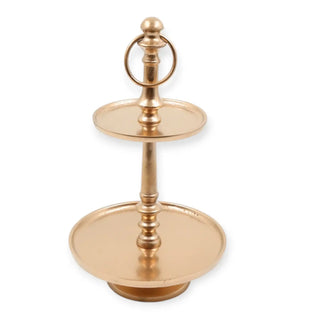 Etagère Prestige Gold – 32 cm – 2 Laags van Lolaa, duidelijk als hoofdfoto afgebeeld