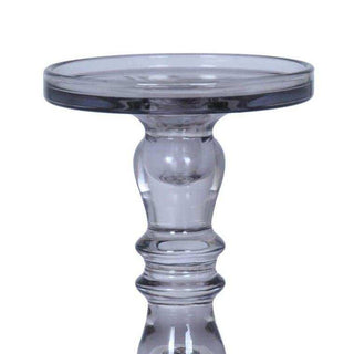 Bougeoir Fleur gris 19cm - Het Adres