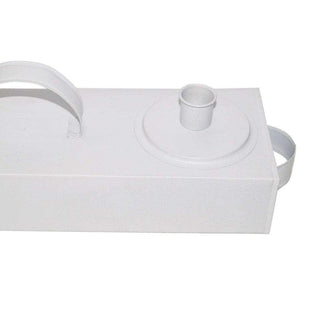 Bougeoir Mas blanc 24cm - Het Adres
