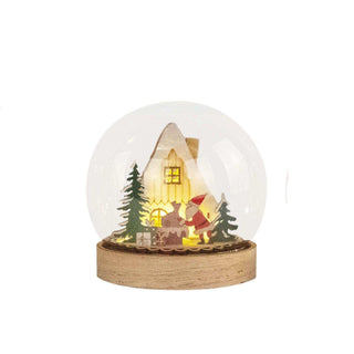 Xmas led Globe kerstman -14cm van Lolaa, als vrijstaande productfoto