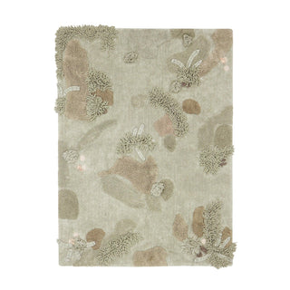 Mushroom Forest-speelkleed met paddenstoelenmotief en franjes op witte achtergrond.