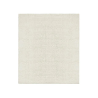 Rechthoekig naturel Rectangle-vloerkleed. Op witte achtergrond.