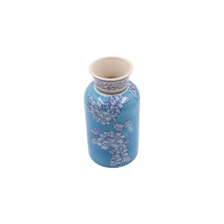 Blue Blossom vaas blauw 18cm van Mansion atmosphere, vanuit een aanvullend productaanzicht