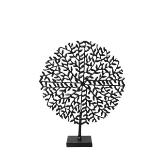 Baumornament schwarz 58cm - Het Adres