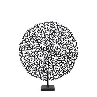 Boom ornament zwart 70cm van Mansion atmosphere, duidelijk als hoofdfoto afgebeeld