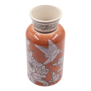 Earthy Bloom vaas bruin 24cm van Mansion atmosphere, vanuit een aanvullend productaanzicht