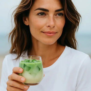 Geurkaars Merry Mojito groot van Mansion atmosphere, toegepast in een sfeervolle interieursetting