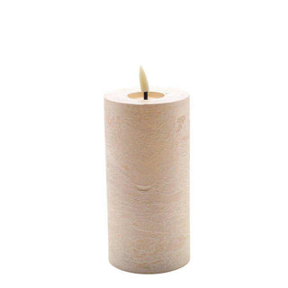 LED candle Champagne beige 15x7.5cm - Het Adres