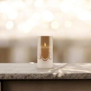 Led sfeerlicht goud 10x20cm van Mansion atmosphere, ingeschakeld met het warme licht duidelijk zichtbaar