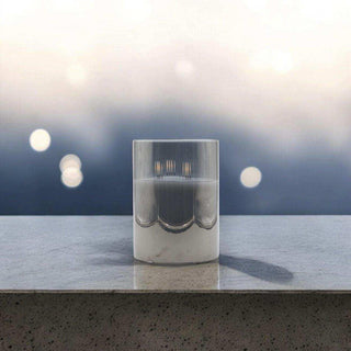 Led sfeerlicht grijs 15x20cm van Mansion atmosphere, verlicht in een sfeervolle interieursetting