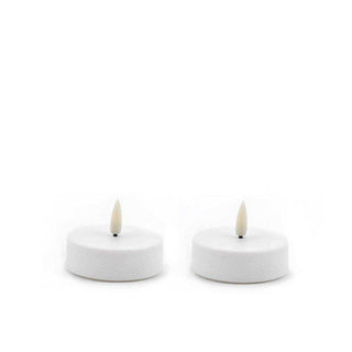 led XL waxinelicht wit - 2 stuks van Mansion atmosphere, vrijstaand en duidelijk afgebeeld