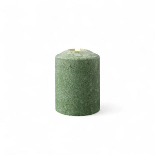 Ledkaars Marble groen – 7,5x10cm van Mansion atmosphere, duidelijk als hoofdfoto afgebeeld