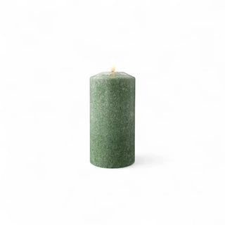 Ledkaars Marble groen – 7,5x15cm van Mansion atmosphere, duidelijk als hoofdfoto afgebeeld