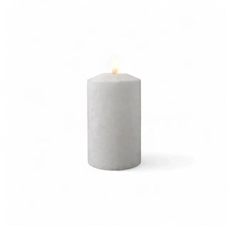 Ledkaars Marble wit – 7,5x12,5cm van Mansion atmosphere, duidelijk als hoofdfoto afgebeeld