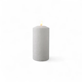 Ledkaars Marble wit – 7,5x15cm van Mansion atmosphere, duidelijk als hoofdfoto afgebeeld