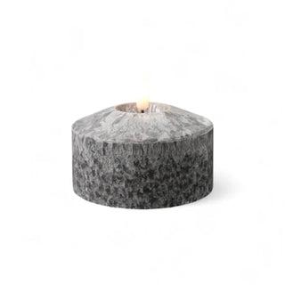 Ledkaars Marble zwart – 10x5,5cm van Mansion atmosphere, duidelijk als hoofdfoto afgebeeld