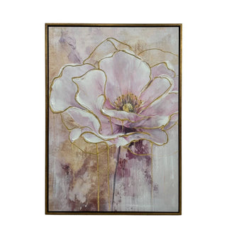 Schilderij Bloem Rosa 50x70 cm van Mansion atmosphere, duidelijk als hoofdfoto afgebeeld