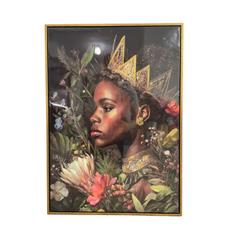 Schilderij Floral Crown Amara 50x70 cm van Mansion atmosphere, duidelijk als hoofdfoto afgebeeld