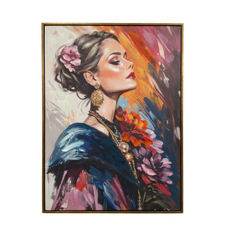 Schilderij Glam Señorita Bella 60x80 cm van Mansion atmosphere, duidelijk als hoofdfoto afgebeeld