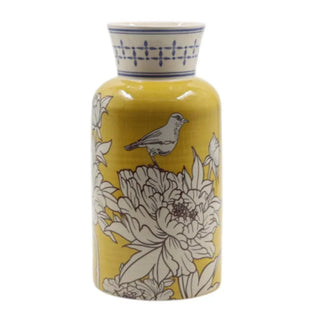 Sunshine Bloom vaas geel 24cm van Mansion atmosphere, vanuit een aanvullend productaanzicht
