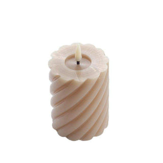 swirl LED-Kerze Sand 10x7,5cm – Het Adres