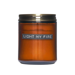 Medium geurkaars Cedar messing - Het Adres