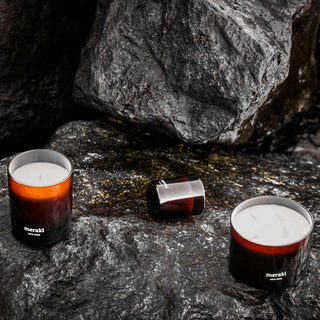 Geurkaars Dark Wood groot - Het Adres