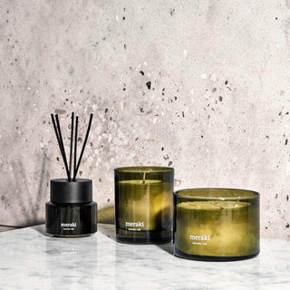 Geurkaars Lavender Rain groot - Het Adres