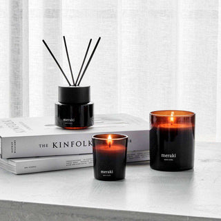 Geurkaarsen set Dark Wood klein - Het Adres