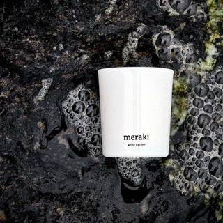 Geurkaars White Garden medium - Het Adres
