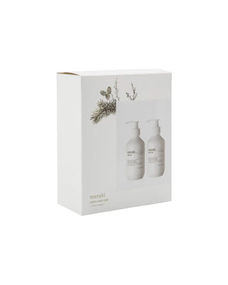 Cadeaubox Warm orange Winter moment - set van 2 van Meraki, van opzij met vorm en afwerking zichtbaar