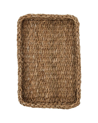 Dienbladen Natuur 30cm - set van 2 van Meraki, met stof en structuur van dichtbij zichtbaar