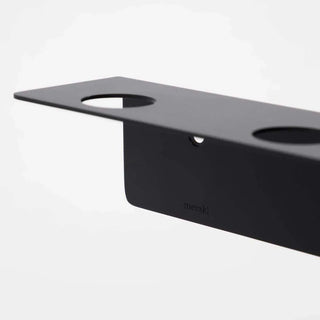 Soporte de pared para botellas / soporte negro 50cm - Het Adres