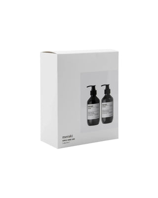 Geschenkdoos Silky Mist Simple hand care 275 ml van Meraki, van opzij met vorm en afwerking zichtbaar