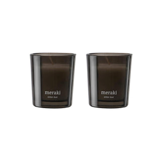 Geurkaarsen Amber Dust - 2 x 60 g van Meraki, duidelijk als hoofdfoto afgebeeld