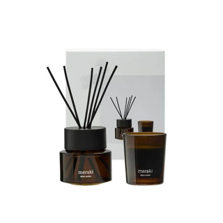 Gift set Silent Amber – 100 ml + 60 g van Meraki, duidelijk als hoofdfoto afgebeeld