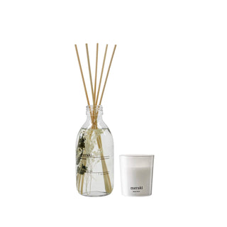 Giftbox Verbena Drizzle geurstokjes + kaars van Meraki, duidelijk als hoofdfoto afgebeeld