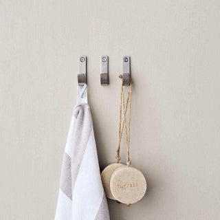 Thapsus silver hooks - set of 3 - Het Adres