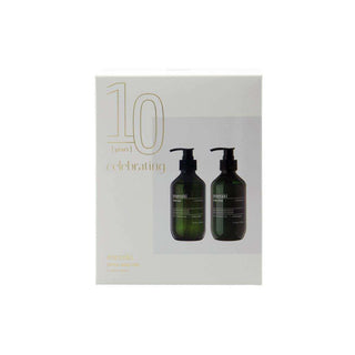 Handzeep cadeaubox Cotton Haze 2 x 275ml van Meraki, met etiket en verpakking duidelijk zichtbaar