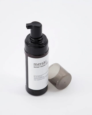 Instant bruiningsmousse 150ml van Meraki, van bovenaf met vorm en indeling zichtbaar