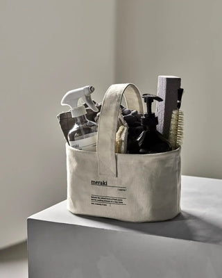 Mand Clean Wit 25cm van Meraki, toegepast in een rustige badkameromgeving