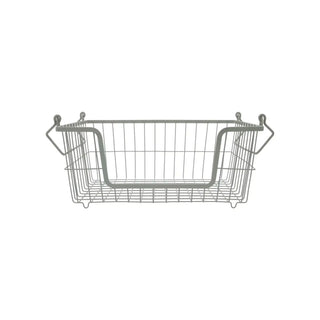 Metalen opbergmand Nico grijs 35x15x27cm van Meraki, duidelijk als hoofdfoto afgebeeld