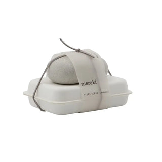 Scrubsteen set met eucalyptus zeep van Meraki, duidelijk als hoofdfoto afgebeeld