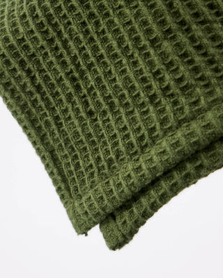 Vaatdoek Green Groen 30x30 cm - 2 stuks van Meraki, van dichtbij met materiaal en afwerking zichtbaar