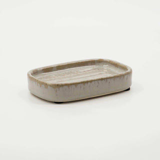 Soap dish Datura Shellish grey 12cm - Het Adres