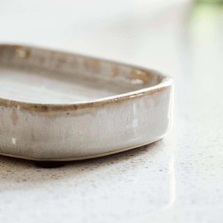 Soap dish Datura Shellish grey 12cm - Het Adres