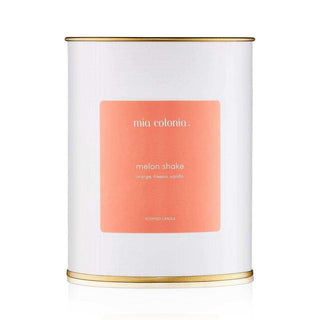 Melon Shake Armonica geurkaars van Mia Colonia, gecombineerd met bijpassende geuren uit de collectie