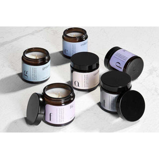 Neroli Garden geurkaars 120g van Mia Colonia, gecombineerd met bijpassende geuren uit de collectie