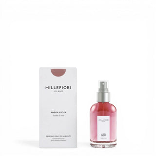 Milano Home Spray 100 ml Ambra & Rosa van Millefiori, duidelijk als hoofdfoto afgebeeld